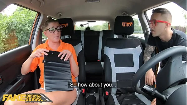 Fake Driving School Hard Rough Sex for Sexy New Instructor Elisa Tiger videos