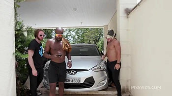 Brasilian pornstar Larissa Leite 4 on 1 DAP with big cocks, DP videos