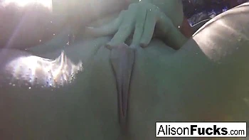 Buxom Takes A Bath And Masturbates - Alison Tyler videos