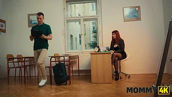 MOMMY4K. Lick my pussy or I will fire you! videos