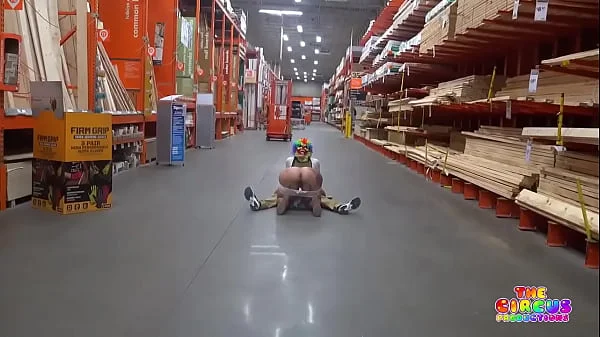 Clown gets dick sucked in The Home Depot videos