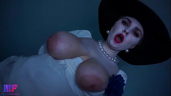 Lady Dimitrescu will fuck you. Cosplay. Resident Evil Village. videos