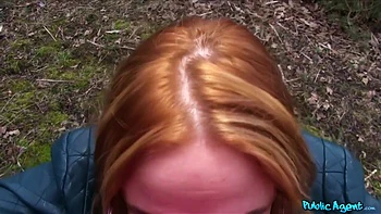 Sexy Redhead Student 18+ Nerd In Glasses Fucking In The Bushes - Outdoor Reality Porn videos