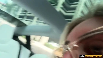 Bonnie Blue Picked Up And Banged In Self Driving Tesla - Luke Cooper videos