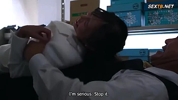 Eng Subjuq-551- Married Secretarys Sweaty, Kissing-filled Office Creampie Sex videos