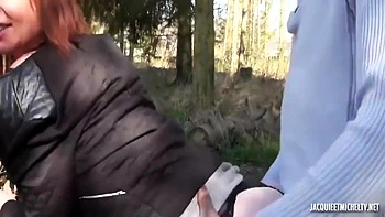 Anal Loving Redhead Slut Taking On Big Black Cock Outdoors videos