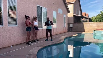 BBC Trainer Domination 2 - Simone Steele Muscular Femdom Threesome videos