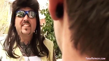 Dane Cross, Jay Lassiter And Tera Patrick In Cougar Uses Her Huge Boobs To Seduce The Gardener videos