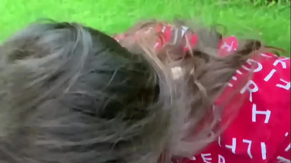 Dyke sucks sloppy dick on park bench videos