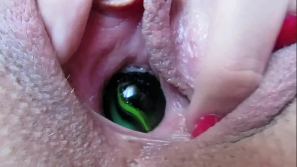 Close up object insertion fetish video compilation big clit pussy videos