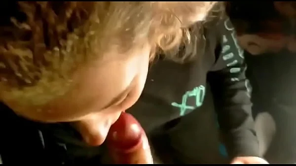 FIT TEEN LOVES HIS BIG WHITE THICK COCK - HOT PUBLIC AMATEUR BLOWJOB videos