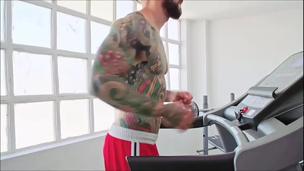 FOR WOMEN ( focused on male ) Big cock straight hot latino Juan Lucho muscled and tattoed fucking hardcore by PORNBCN 4K videos