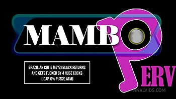 Brazilian Cutie Meyzi Black Returns And Gets Fucked By 4 Huge videos