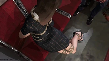 3D Sexy Slave Got Bandaged Outdoors videos