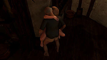 Grey Old Man Pounding Hot Blonde on the Wall videos