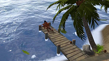 Sex on a Dock in a Caribbean Beach 3D Porn videos