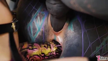 Anuskatzz Gets Double Stuffed With A Dick And A Strapon videos