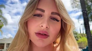 My Pov With Horny Blonde Girl Madison Lanez videos