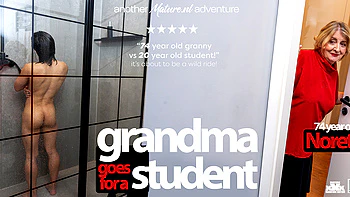 25 Year Old Exchange Student Gets To Fuck The Very Horny And Curvy 74 Year Old Grandma Noretta videos