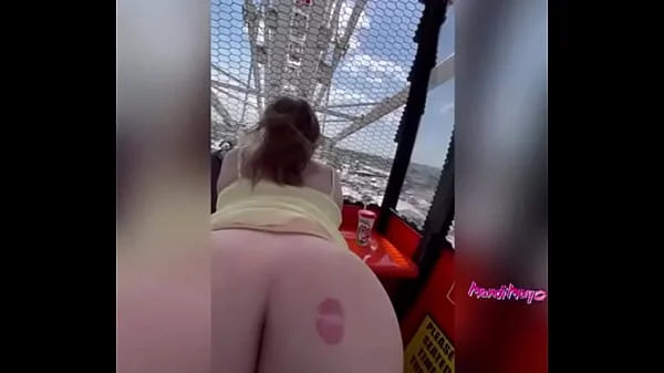 Slut get fucks in public on the Ferris wheel videos