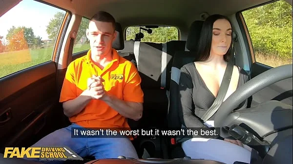 Fake Driving Instructor Cheats with Hot Student Lady Gang videos