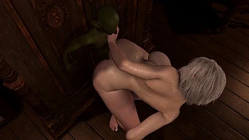 Goblin Is up Against the Wall with This Thick Elf Pounding Him Hard videos