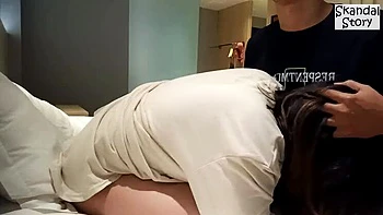 Skandal Story Step Mom Big Natural Tits Cheating Hotel Fucking with Step Son - Homemade Indonesian HD videos