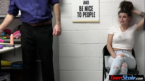 Cock addict teen thief Indica Flower offered her services to a LP officer videos