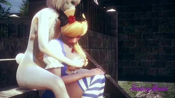 Alice in The Wonderland Hentai 3D - Alice is Fucked by White Rabbit and he cums in her pussy- Animation Japanese Porn Video videos
