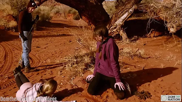 Petite girl sucks on big-ass blond girl's ass in the beautiful American heartland videos