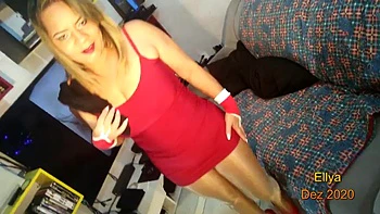 ELLYA-LA COLORADA-SENSUAL COLORADA SHOWS OFF IN SHINY PANTYHOSE NUDE: Porn videos