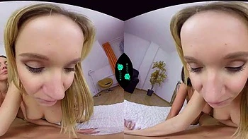 Thrresome: Blowjob, Amateur  Blonde VR Porn videos