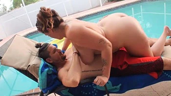 Pool boy fuck curvy milf: Big Tits, Big Ass  Cumshot Porn videos