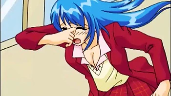 POV hardcore fucking for hot busty blue haired teen videos