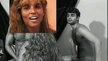 Beautiful and hot brunette moaning and cumming, giving her pussy and very tasty ass for two in double penetration: Porn videos