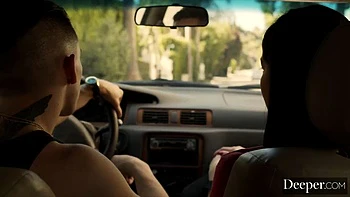 Deeper. Kinky Babe Emily Cucks BF ft. Emily Willis: Blowjob, Brunette  Interracial Porn videos