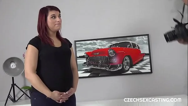 Hot redhead shows her skills videos