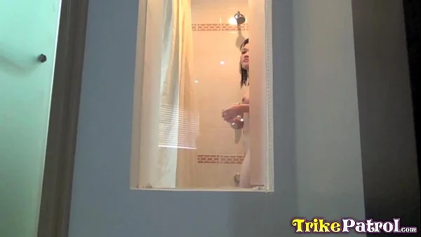 TRIKEPATROL Pale Filipina Drilled With Long Distance Cumshot videos