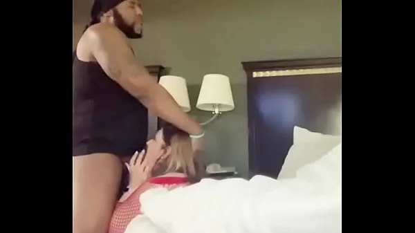 White Slut getting throat fucked by Daddy’s HUGE black dick!! videos