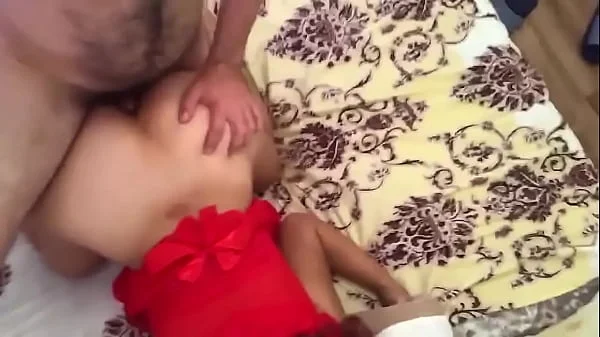 A mature step mom in red lingerie sucked her son's penis and let him into her anal videos