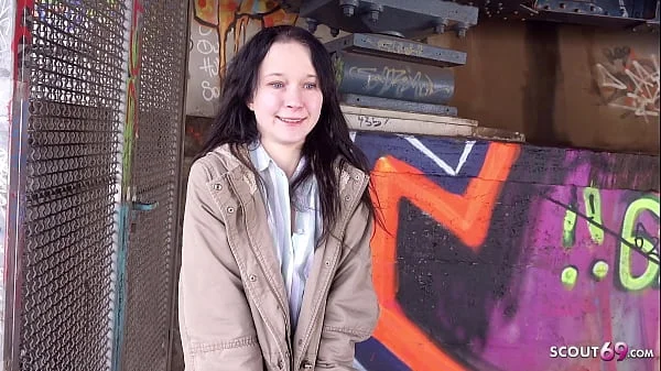 GERMAN SCOUT - FLEXIBLE SHY TINY GIRL PICKUP AND FUCK AT REAL STREET CASTING videos