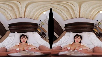 Hot sex with short hair japanese babe: Blowjob, Cowgirl  Pov VR Porn videos