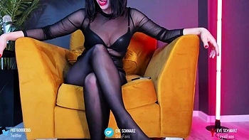 Feetgoddesss nylon teasing milf 5 4: Big Tits, Babe  Brunette Porn videos