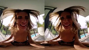 Blondie Balcony: Blowjob, Cowgirl  Missonary VR Porn videos