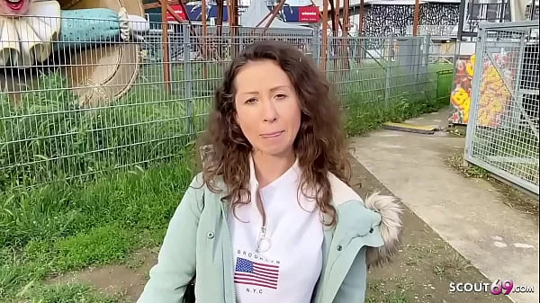 GERMAN SCOUT - ANAL DEFLORATION SEX FOR CURLY HAIR TEEN JULIA BACH AT PICKUP CASTING videos