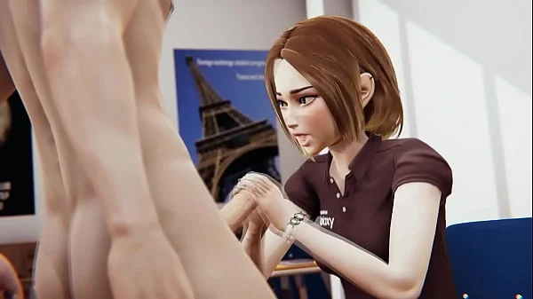 Samsung Sam Assistant gets creampied by a customer - 3D Porn videos