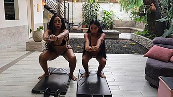 Brianna  Alexa Sexy Workout Youll Want on Repea by aronalexa: Amateur, Latina  Exercise Porn videos