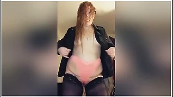 Dancing For The Camera In A Pink Thong videos