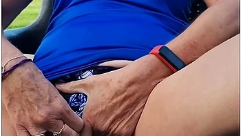 Risky Outdoors Wank - Nearly Caught - Horny British Milf Cant Wait To Cum videos