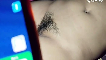 Hairy Pussy Vagina Review And Forplay With Her Boyfriend In Night videos